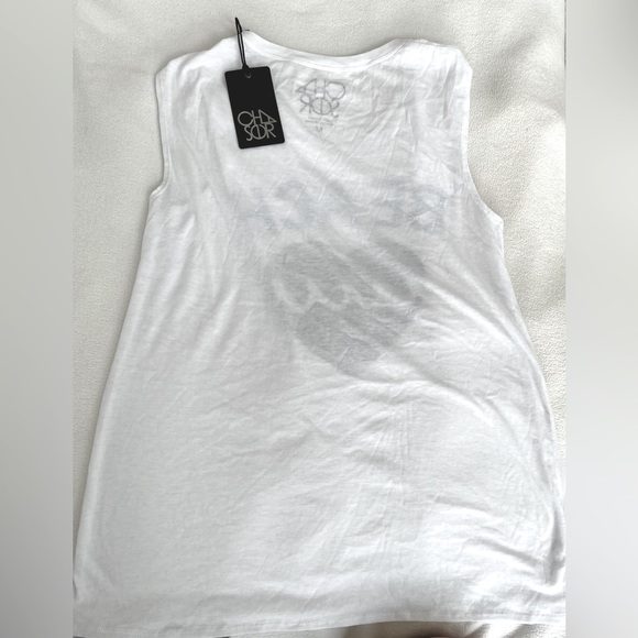Chaser 2 Tank Tops Beach Heart Waves & Nautical Distressed Size Med Both NWT - Picture 7 of 8